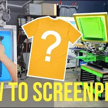  Screen Print Your Own T-Shirt: Step by Step